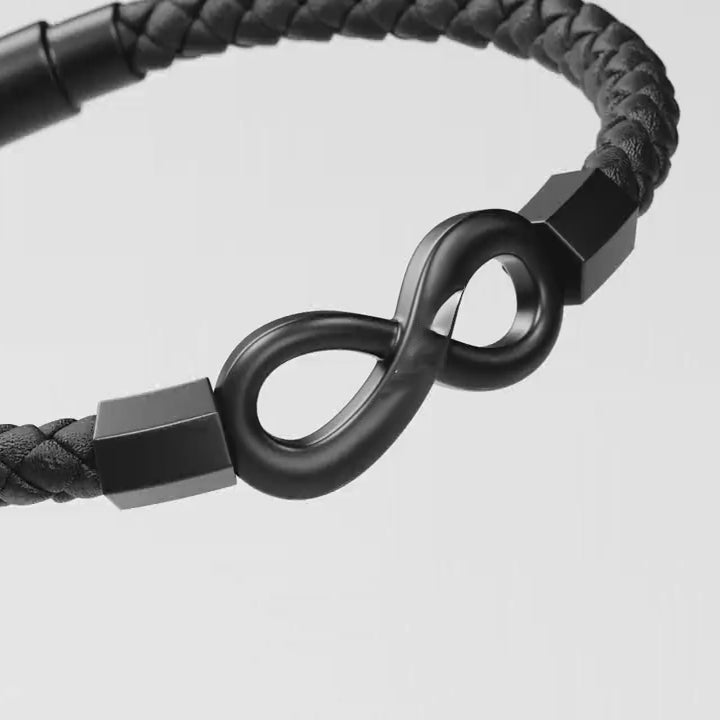 "A mi hombre" - Pulsera Infinito