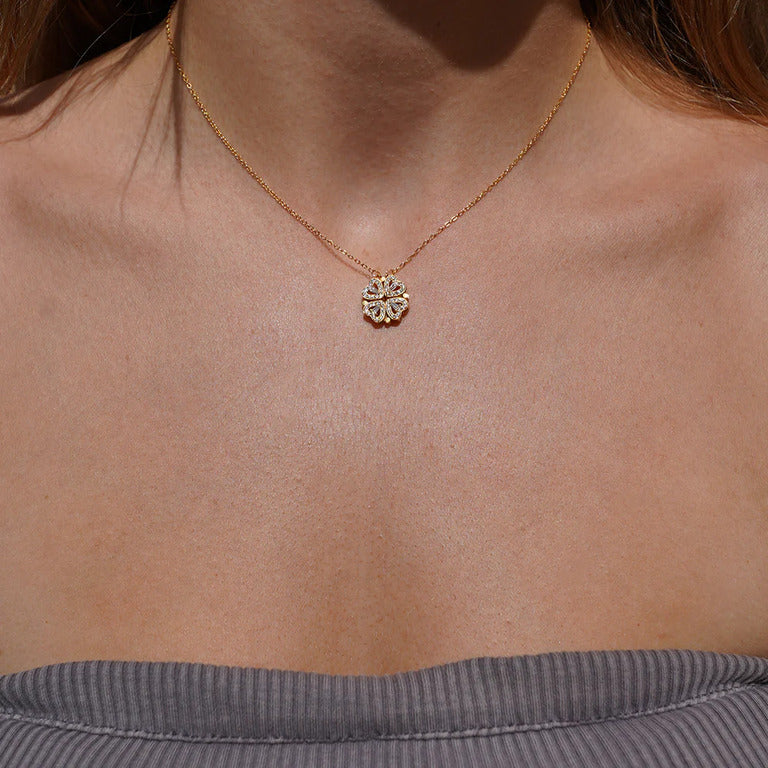 Regalo especial II Rosa eterna y collar "A Mi Hija"