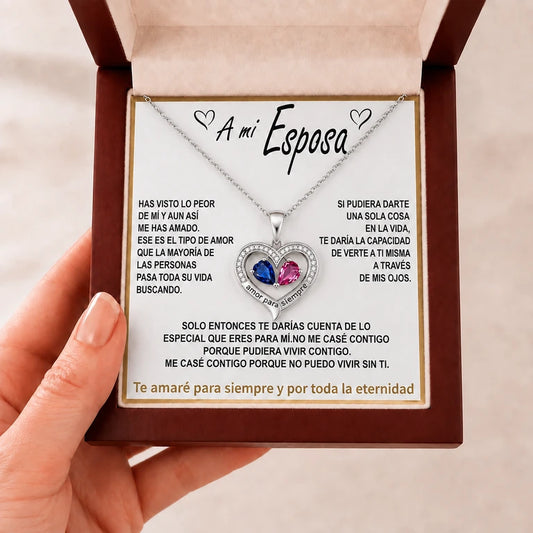 Collar para Esposa "Sigues Siendo Mi Todo" – Plata con Grabado