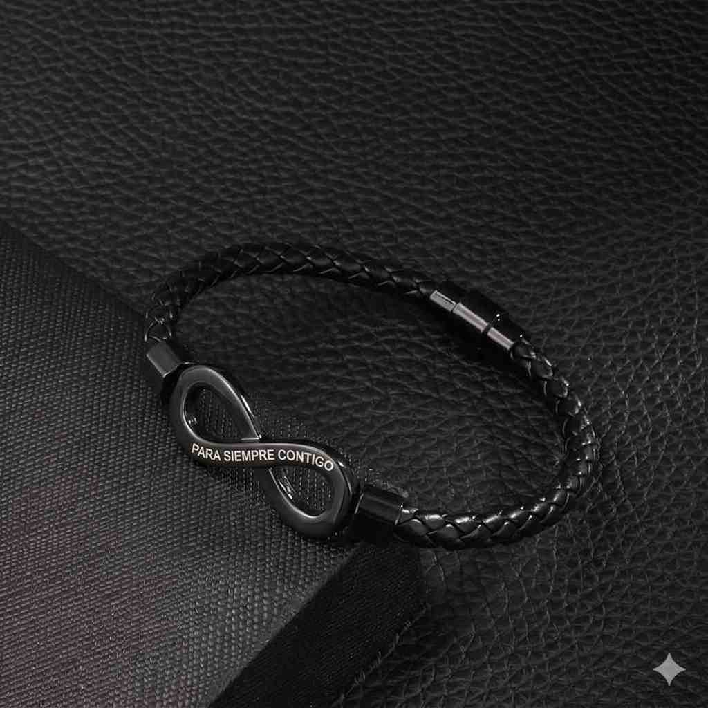 Pulsera Infinito para Él I "Amor que No Tiene Fin"