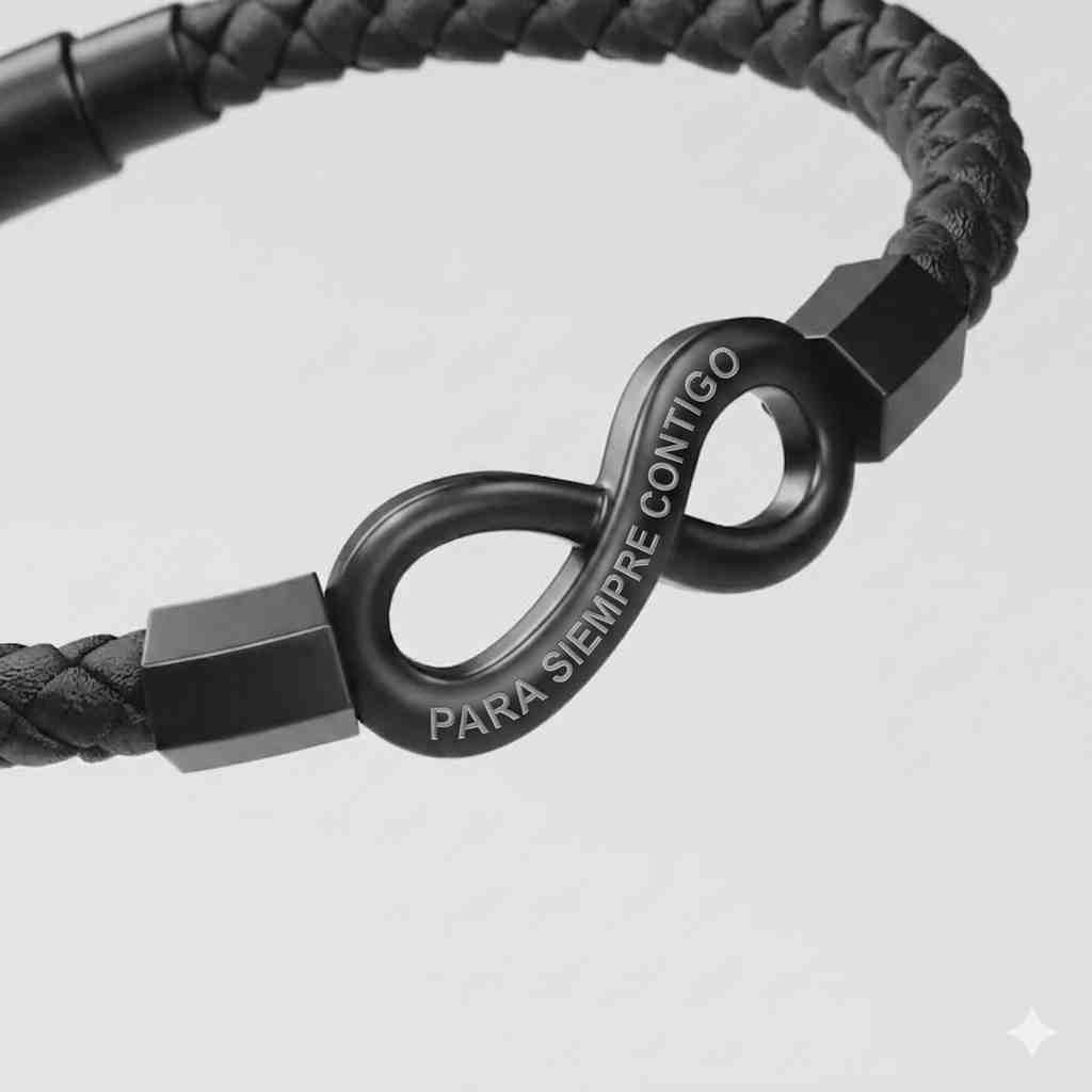 Pulsera Infinito para Él I "Amor que No Tiene Fin"