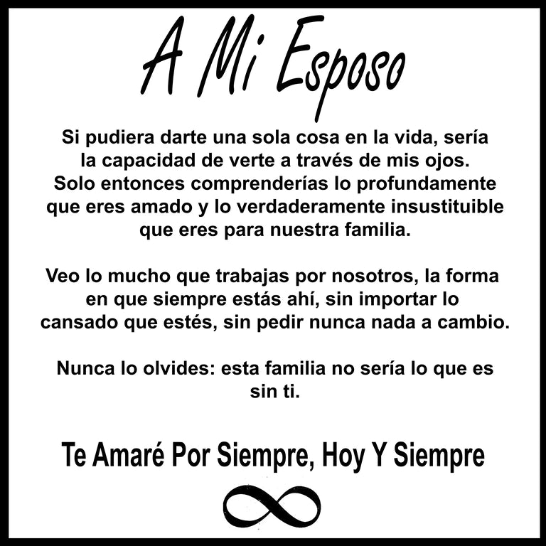 Pulsera Infinito para Él  "Amor que No Tiene Fin"