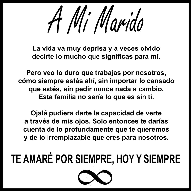 Pulsera Infinito para Él  II  "Amor que No Tiene Fin"