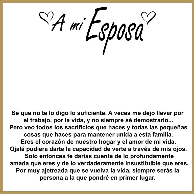 Collar Corazón Eterno I Amor, Familia, Para Siempre
