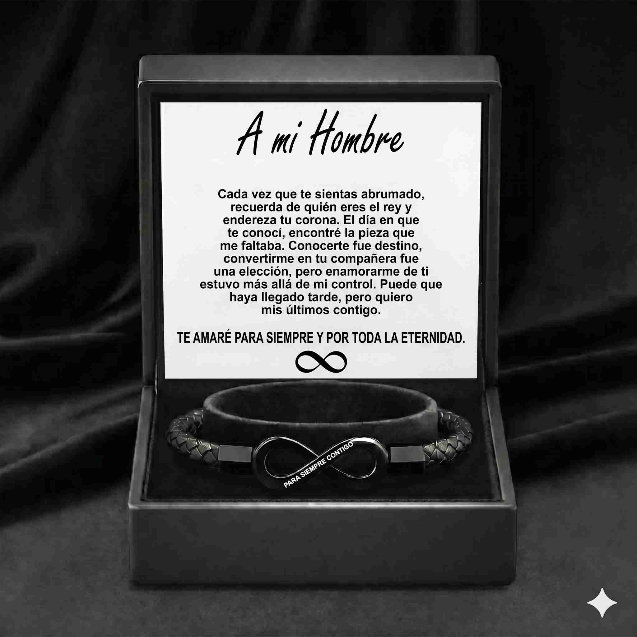 Pulsera Infinito para Él – Amor que No Tiene Fin