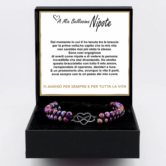 Bracciale dell'Amore Eterno – Set Regalo per la Nipote